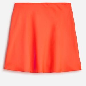 NWT J.Crew silky satin skirt